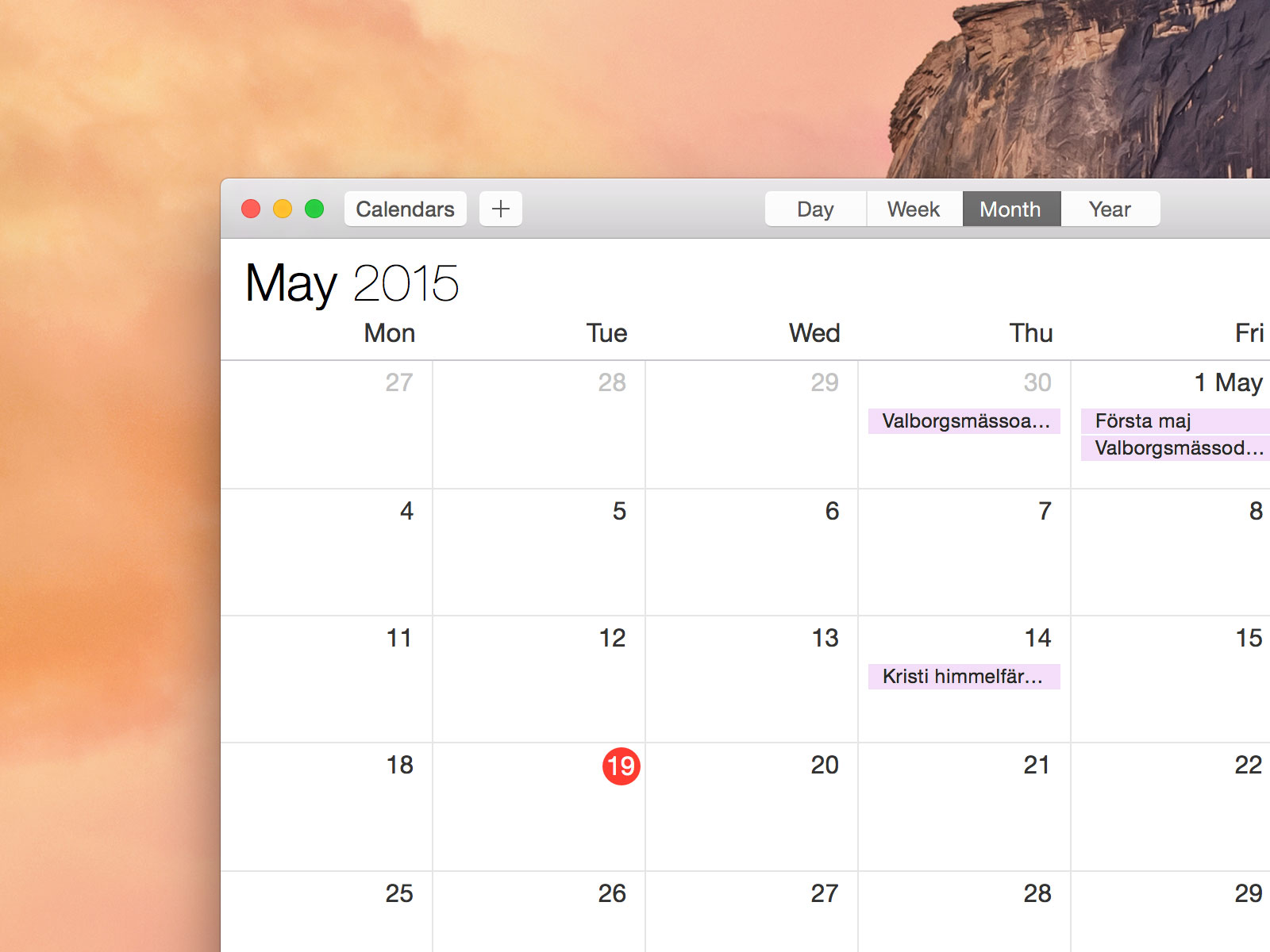 free calendar app for mac os